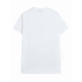 T-shirt maniche corte con logo in cotone bianco