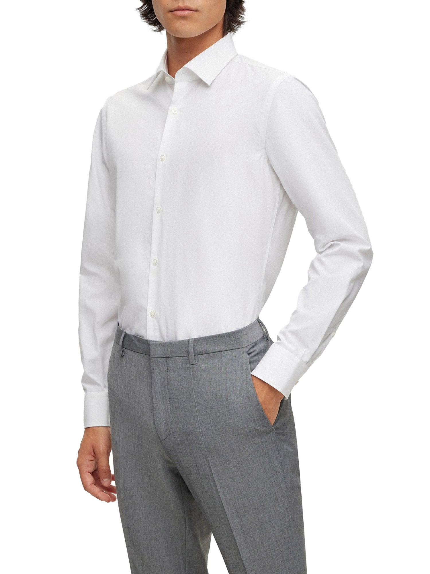 Camicia Slim Fit con collo Italiano - CityModa