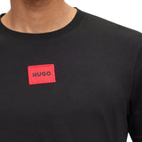 T-Shirt con box logo in jersey