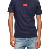 T-Shirt con box logo in jersey