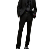 Extra slim fit single-breasted suit in fresh wool