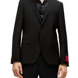 Extra slim fit single-breasted suit in fresh wool