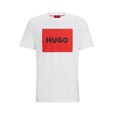 T-Shirt con stampa box logo in jersey