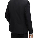 Single-breasted slim fit suit in stretch fabric