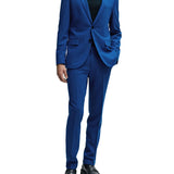 Extra Slim Fit single-breasted suit in fresh wool blend fabric