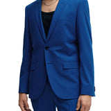 Extra Slim Fit single-breasted suit in fresh wool blend fabric