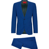 Extra Slim Fit single-breasted suit in fresh wool blend fabric