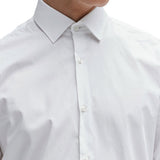 Camicia slim fit con collo Italiano