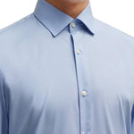 Camicia slim fit con collo Italiano - CityModa