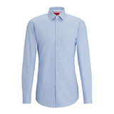 Camicia slim fit con collo Italiano