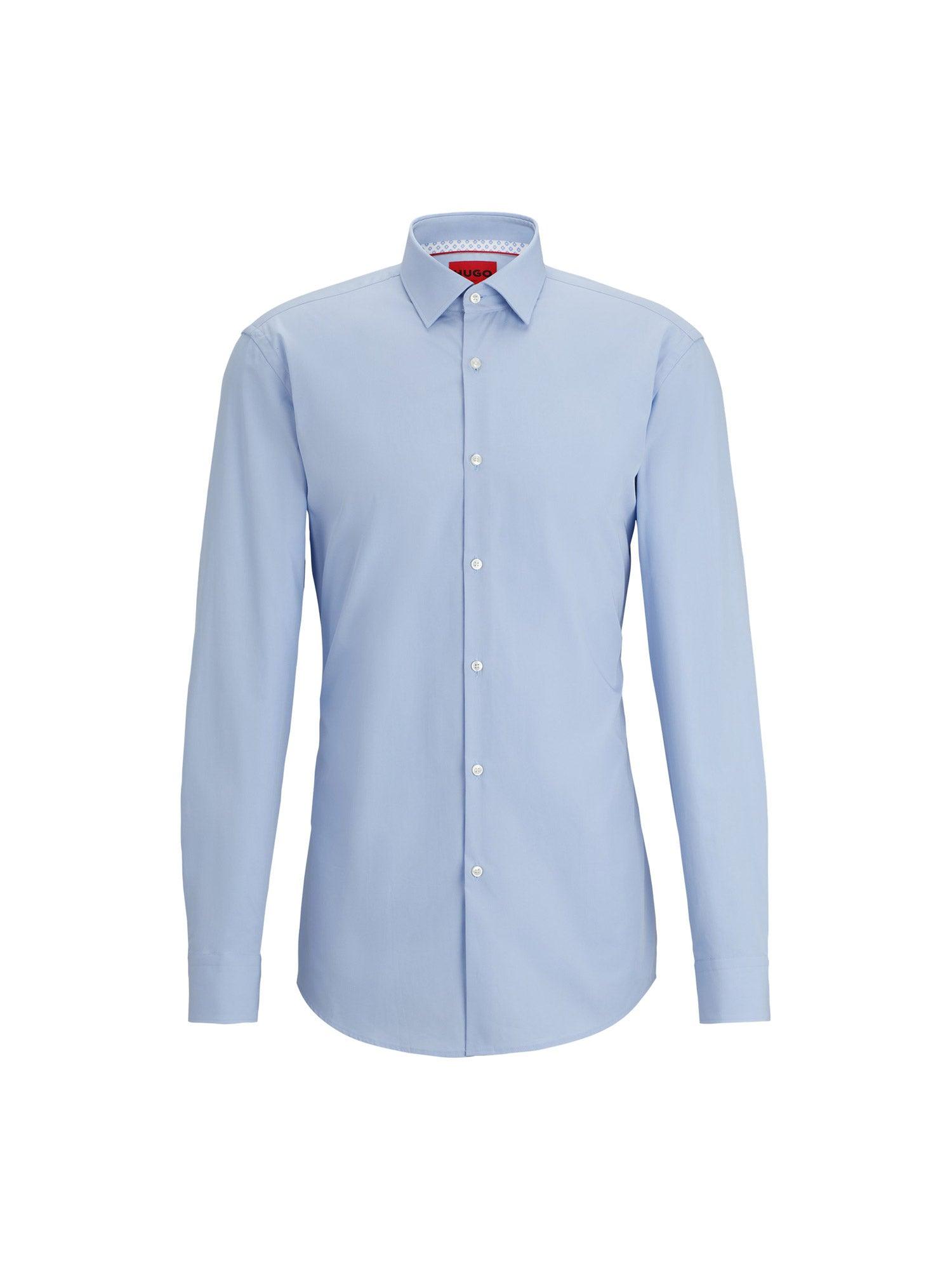 Camicia slim fit con collo Italiano - CityModa