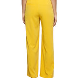 Pantalone elegante con catena giallo