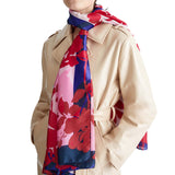 Rose floral print stole