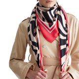 Foulard stampa zebra