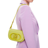 Shoulder bag with LJ metal logo S