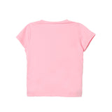 T-shirt maniche corte stella rosa