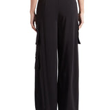 Relaxed fit cargo trousers with elasticated ankles