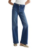 jeans-flare-con-bottoni-gioiello-denim-scuro