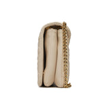 Borsa a spalla Quiltedcon tracolla beige