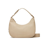 Borsa a spalla big con tracolla beige