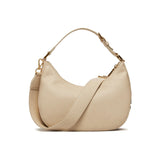 Borsa a spalla big con tracolla beige