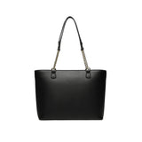 Shopper bag with black heart logo