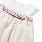 Dress combined with nude baby diaper cover