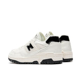 BB550 WHITE LEATHER/TEXTILE SNEAKER