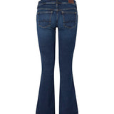 SLIM FIT FLARE JEANS DARK DENIM