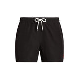 Traveler basic black logo swim shorts