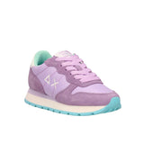 ALLY SOLID NYLON LILAC SNEAKERS