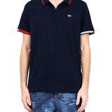 Polo Tjm slim flag cuffs blu