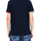 Polo Tjm slim flag cuffs blu