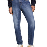 Isaac Relaxed fit tapered medium denim jeans