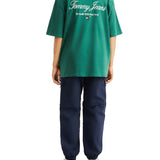 TJM Serif luxe green oversized t-shirt