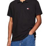 Polo TJM Badge Regular Fit nero