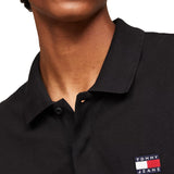 Polo TJM Badge Regular Fit nero