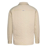 Giacca overshirt TJM Quiltedeffetto trapuntato beige