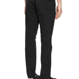 Austim slim fit black chino trousers