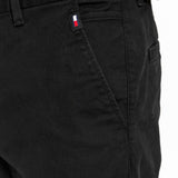 Austim slim fit black chino trousers