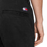 Austim slim fit black chino trousers