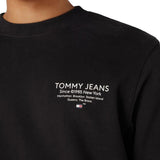 TJM essential graphic crewneck sweatshirt in black