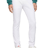 Scanton Slim Fit white denim jeans