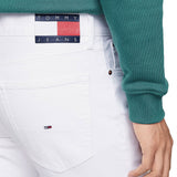 Scanton Slim Fit white denim jeans