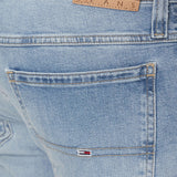 Bermuda di jeans in denim chiaro