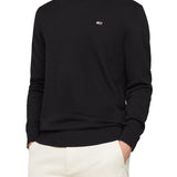 TJM essential Slim fit black crew neck sweater