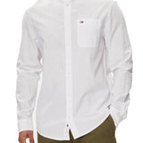 Camicia Tjm regular linen blend bianco