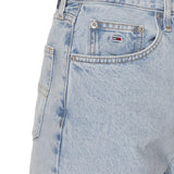 Jeans Mom Fit tapered denim chiaro