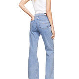 Sylvia High Flare medium denim jeans