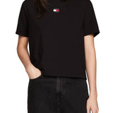 Classic fit boxy black badge t-shirt